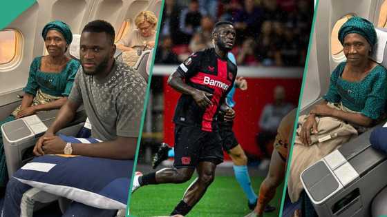 "The dream": Reactions as Bayern Leverkusen's Victor Boniface flies mom to Germany to watch him play