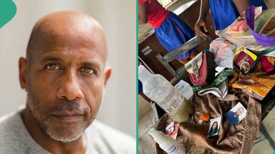 Nigerian man laments after finding his picture and wife's with concoction in househelp's locker