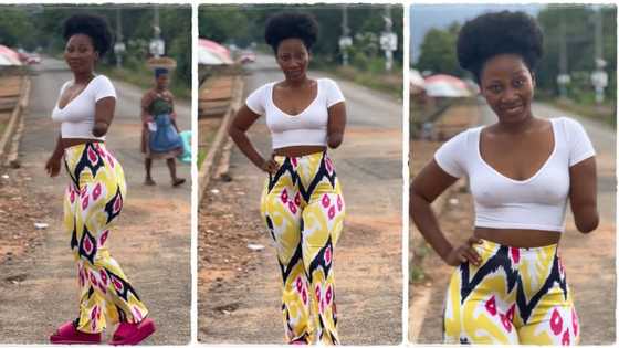 "You are so beautiful": Lady who has only one hand posts video, flaunts electrifying beauty on TikTok
