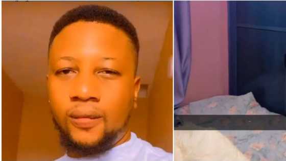 Lagos na for strong people: Man laments paying N12k for hotel room where he has to jump bed to enter toilet