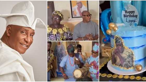 Fun video from Oga Bello's birthday celebration emerges, actor dances with family & friends