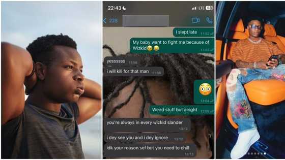 "Very valid": Nigerian man breaks up with girlfriend over her obsession for Wizkid, leaks their chat