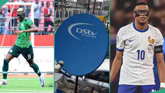 Nigerians drag DStv over its recent Facebook post involving Osimhen's mask and Mbappe