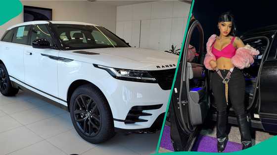 "Call me BarVelar": IG Influencer who accused Skiibi, Mayorkun of drugging her buys a Range Rover