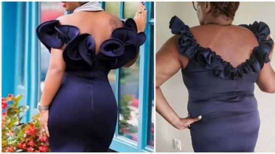 What I ordered: Internet users divided over dress lady received from clothing vendor