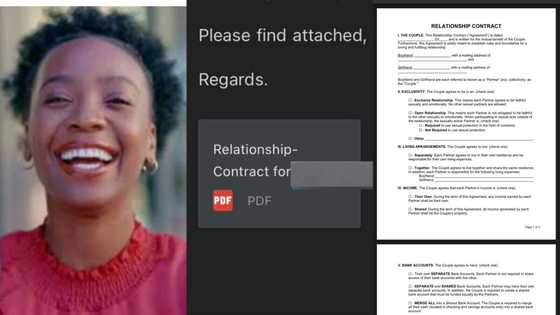 "We shall call ourselves partner": Boyfriend sends girlfriend relationship contract via email, netizens react