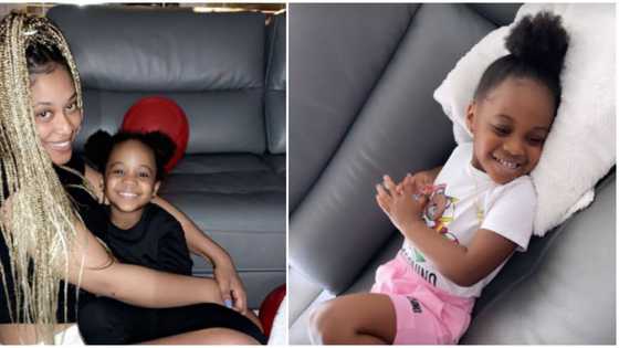 “My little bestie”: Davido’s 2nd daughter Hailey clocks 6, mum celebrates her with heartwarming photos, videos