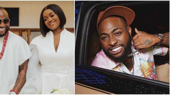 Davido sweetly reacts to being hailed as Chioma's only husband, video trends: "The oracle has spoken"