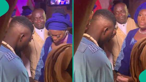 Bride's dad sheds tears as he begs groom at wedding, his request makes people emotional