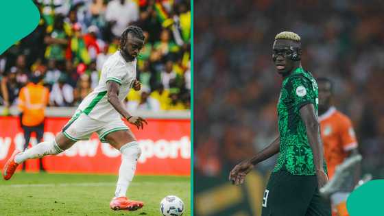 "This Tolu dey shoot": Fans impressed as Arokodare and Osimhen play street football in Lagos, video