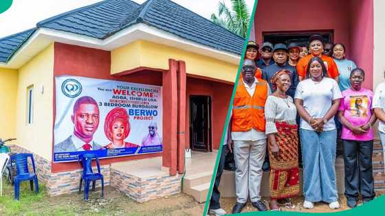 Kakar zawarawa ta yanke saka, uwargidan gwamna ta fara raba masu gidaje kyauta