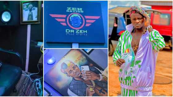 Video as Portable shows off newly acquired multimillion naira music studio, says: "To enter na N5 Million"