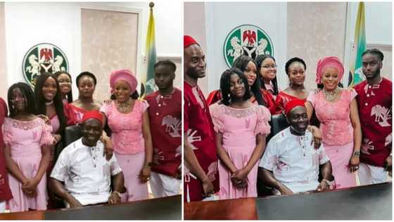 Nigerians thrilled as stunning photos of Anambra's first family goes viral