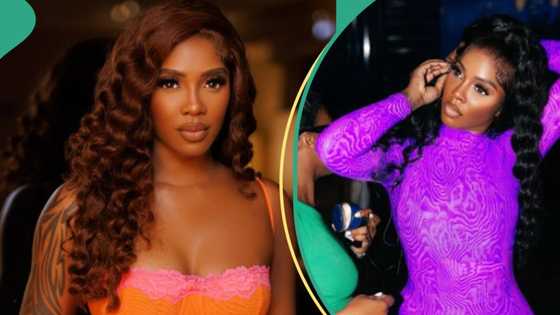 Tiwa Savage’s new leg tattoo trends, fans blow hot as they debate over body art: “It’s too manly”