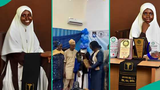 LASUCOM best graduating nursing student with 4.77 CGPA receives award, cries on stage in viral video