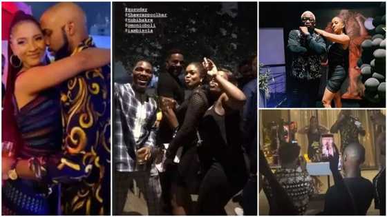 These were the stars present at Banky W's big surprise party for wife Adesua (see their names)