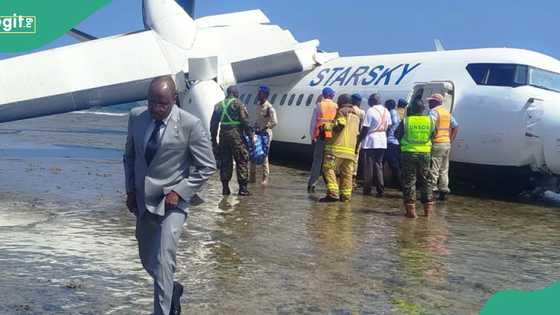 Video: Plane carrying 55 people crashes into Indian ocean moments after take-off