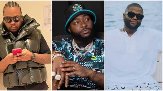 Rapper Olamide’s reaction as Skales speaks on Davido’s pregnancy drama gets Nigerians rolling with laughter