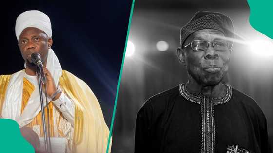 Moment Obasanjo was told to dump Christianity for Islam, Sultan reacts in trending video