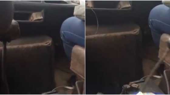 Wetin you no go see for Lagos? Danfo gear falls like Iroko tree as driver shifts it, many react to video