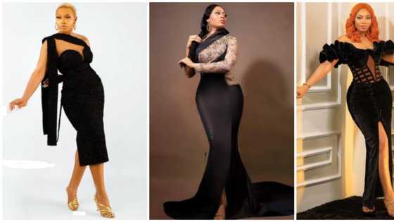 BBNaija star Beatrice proves black dresses are for queens in 7 beautiful photos