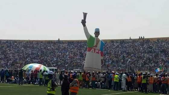 Kamfen din Buhari: Miliyoyin Katsinawa sun cika filin wasa na Karkanda, hotuna