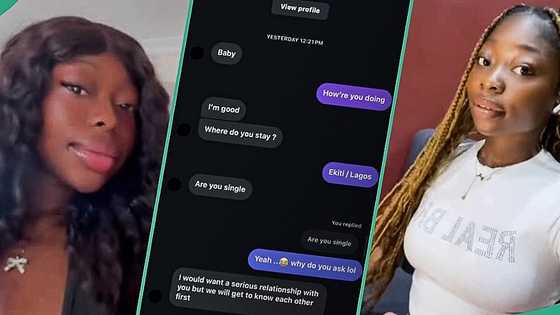 Lady's chat with man who begged for N8700 to buy burger goes viral online, netizens drag him