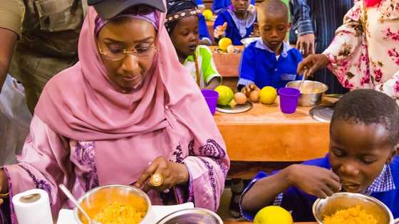 Gwamnatin Buhari na kashe N10bn a wata wajen ciyar da dalibai, FG