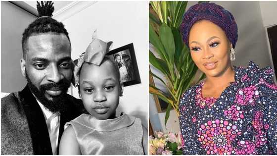 Singer 9ice shares adorable family moment video hinting that wife has accepted his apologies after cheating on her