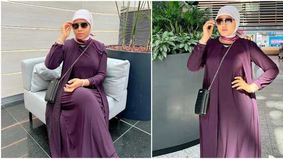 “Alhaja Regina Daniels”: Actress rocks hijab in new photos as she celebrates Ramadan with Muslims, fans react