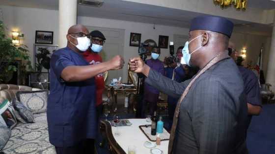 Fear of high profile defection as former APC governor meets Wike 2nd time in 1 month