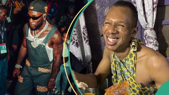 Burna Boy says Daniel Regha looks like dancing doughnut in hilarious video: “He get bad mouth sha”