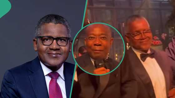 “Expensive”: Nigerian billionaires Dangote, Otedola, Aigboje show off dance moves, rap in video