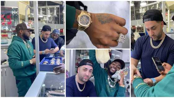 Put me on your list, Davido says as he cops Patek Philippe wristwatch reportedly worth N140m, photos emerge