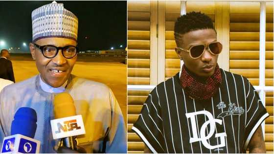 Wizkid reacts to President Buhari's UK trip, says 'nobody chop life pass Bubu'