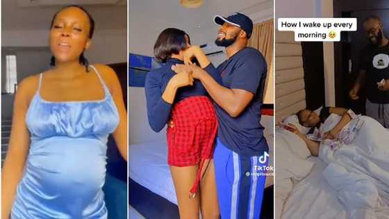 "From cleaner to madam of the house": Lady celebrates as she gets pregnant for her boss, dances