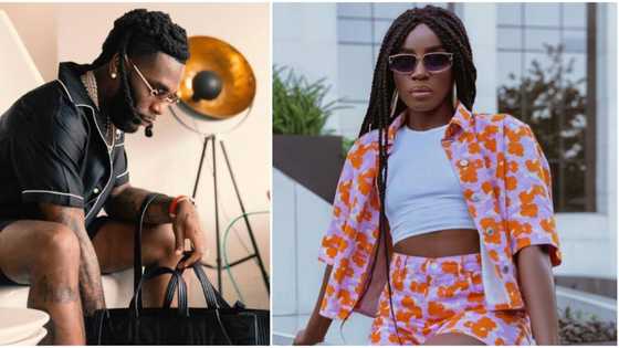 "He no wan do the video": Burna Boy quickly takes exit as Seyi Shay films selfie moment with him in London