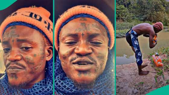 Portable's look in video after bathing with Fanta leaves fans talking: "Your wives are trying"