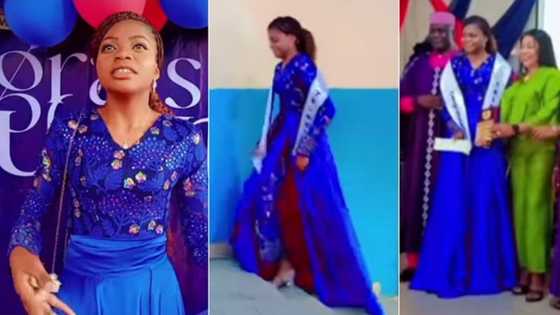 Girl who got 338 in JAMB, 9As in WAEC speaks with perfect English in video, receives award
