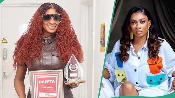 May Edochie named among 1000 most phenomenal women in the world, flaunts award plague: “Congrats”