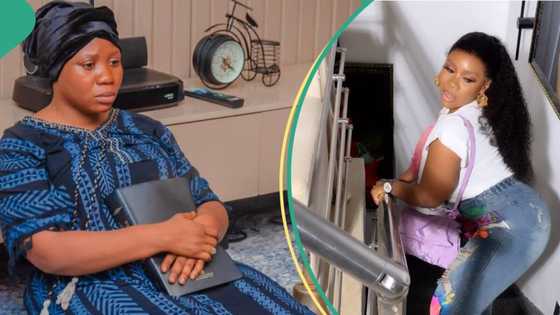 Wumi Toriola stops twerking to Kizz Daniel’s Twe Twe as she spots her son, video leaves many talking