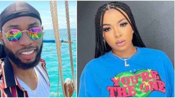 BBNaija: Fans gush over Liquorose and Emmanuel as she massages his arm after he sustained injury during task