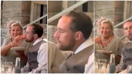 Mother-in-law feeds daughter's husband like a baby after he got drunk at his wedding, video stirs reactions