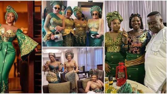 Beautiful video of Ini Edo, Eve Esin, Mercy Eke as they turn up for Rita Dominic's wedding in Imo state