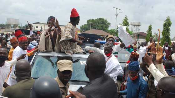 Dubban masoya sun yi tururuwar fitowa a Kaduna domin tarban tsohon Sarkin Kano, Sanusi