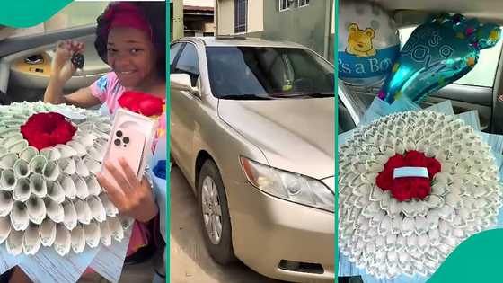 "Congratulations": Husband gifts wife car, iPhone 16 Pro, and gold to celebrate arrival of baby boy