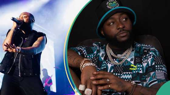 Moment Davido lost his N60m ring during stage performance in Dubai trends, he speaks Yoruba in video
