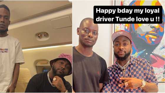 Love you, Tunde: Davido gushes over loyal driver, celebrates DMW last born as they mark birthdays