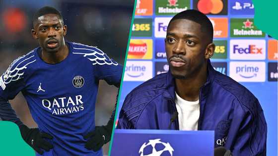 PSG star Dembele angers UEFA after refusing to accept MOTM award vs Aston Villa, video