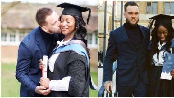 "You’ve got enough education for us": DJ Cuppy’s oyinbo fiancé celebrates her Masters from Oxford